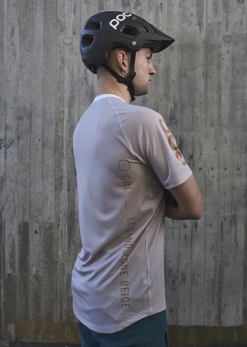 Maillot vélo homme POC MTB Pure Tee Light Sandstone Beige