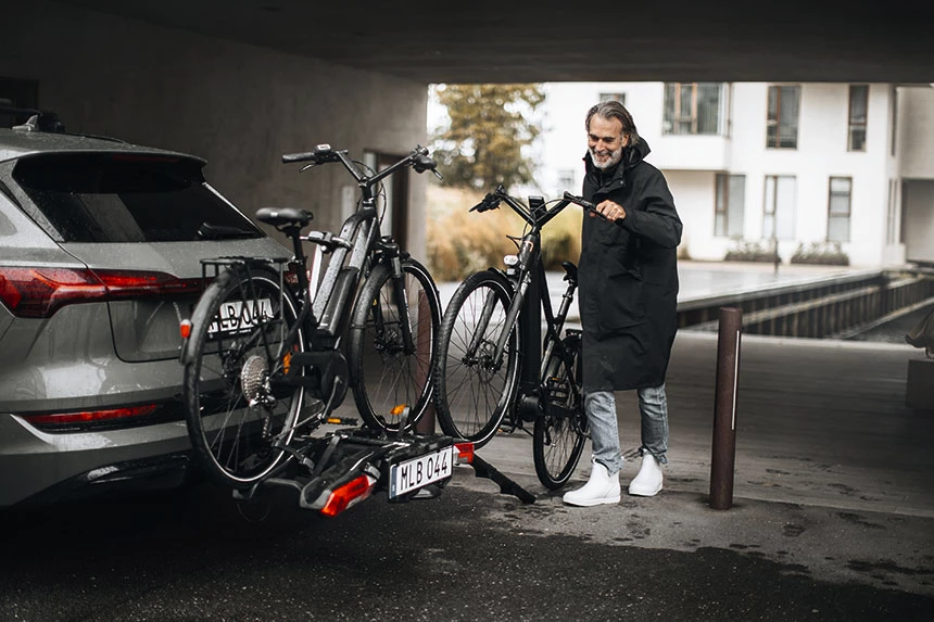 Porte-vélos sur attelage