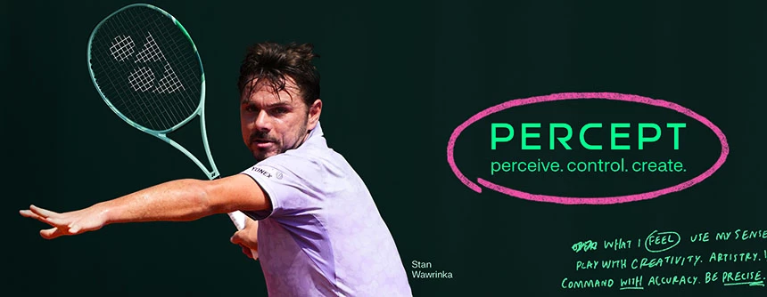 Stan Wawrinka et Yonex Percept