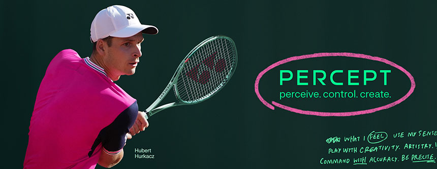 Hubert Hurkacz et Yonex Percept