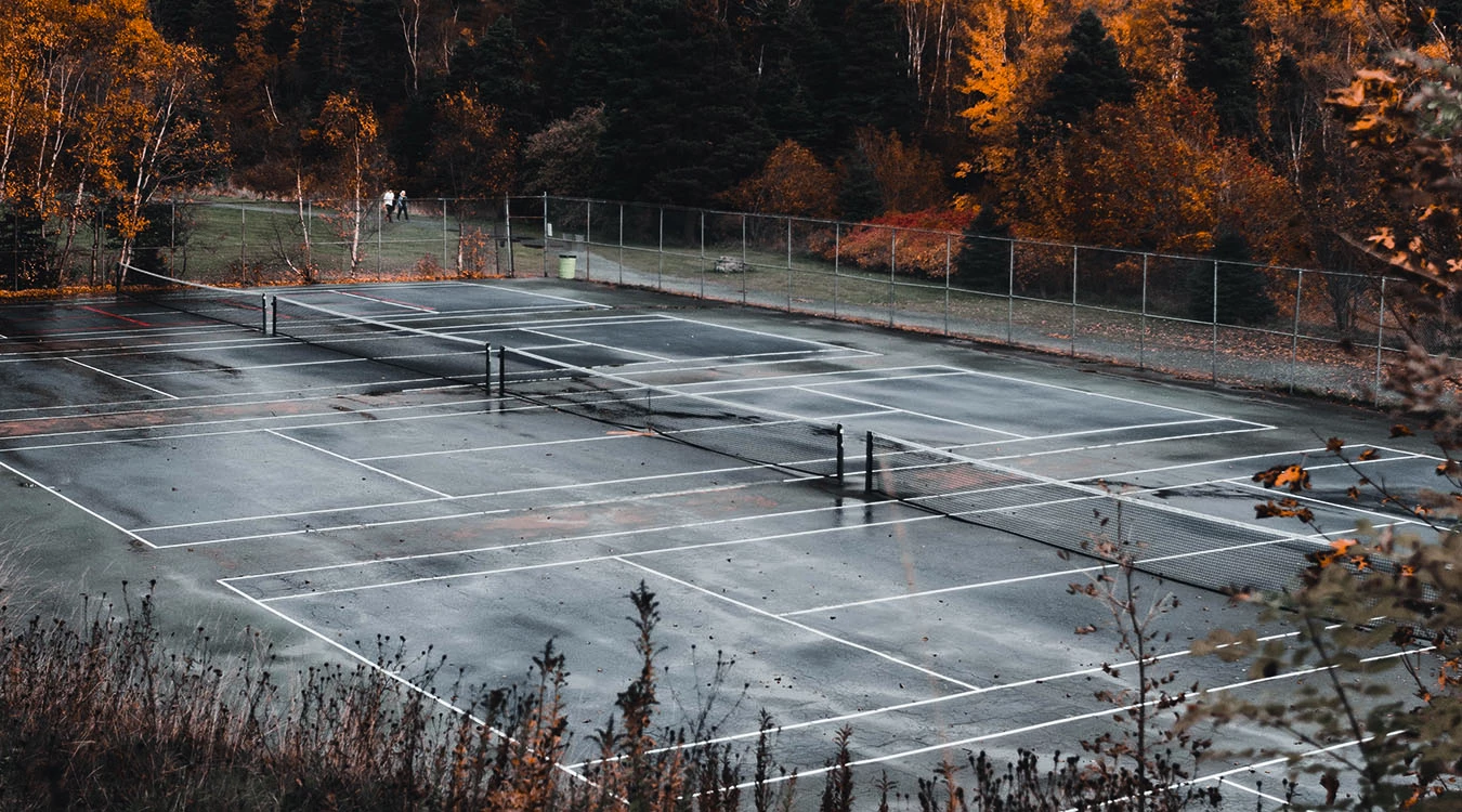 Hivernage des courts de tennis