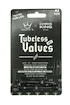 Valve tubeless PEATY'S  X chris king (mk2) black tubeless valves 42mm (ptv2-42-blk-12)