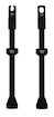 Valve tubeless PEATY'S  X chris king (mk2) black tubeless valves - 80mm (ptv2-80-blk-12)