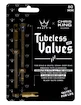 Valve tubeless PEATY'S  X chris king (mk2) bourbon tubeless valves - 80mm (ptv2-80-brb-12)