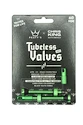 Valve tubeless PEATY'S  X chris king (mk2) emerald tubeless valves 60mm (ptv2-60-emr-12)