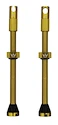 Valve tubeless PEATY'S  X chris king (mk2) gold tubeless valves - 80mm (ptv2-80-gld-12)