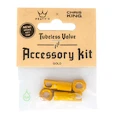 Valve tubeless PEATY'S  X chris king (mk2) gold tubeless valves accessory kit (ptv2-accs-gld-12)