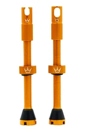 Valve tubeless PEATY'S X chris king (mk2) mango tubeless valves 60mm (ptv2-60-mng-12)