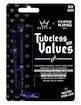 Valve tubeless PEATY'S  X chris king (mk2) navy tubeless valves - 80mm (ptv2-80-nvy-12)