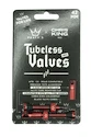 Valve tubeless PEATY'S  X chris king (mk2) red tubeless valves 42mm (ptv2-42-red-12)