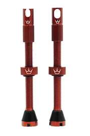Valve tubeless PEATY'S X chris king (mk2) red tubeless valves 60mm (ptv2-60-red-12)