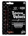 Valve tubeless PEATY'S  X chris king (mk2) red tubeless valves - 80mm (ptv2-80-red-12)