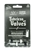 Valve tubeless PEATY'S  X chris king (mk2) silver tubeless valves 42mm (ptv2-42-sil-12)