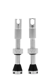 Valve tubeless PEATY'S X chris king (mk2) silver tubeless valves 42mm (ptv2-42-sil-12)