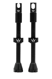 Valve tubeless PEATY'S X chris king (mk2) tubeless valves - 60mm / black workshop pack (26 pcs) (ptv2-60-blk-w26)