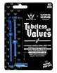Valve tubeless PEATY'S  X chris king (mk2) turquoise tubeless valves - 80mm (ptv2-80-trq-12)