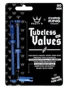 Valve tubeless PEATY'S  X chris king (mk2) turquoise tubeless valves - 80mm (ptv2-80-trq-12)