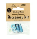 Valve tubeless PEATY'S  X chris king (mk2) turquoise tubeless valves accessory kit (ptv2-accs-trq-12)