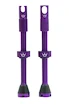 Valve tubeless PEATY'S  X chris king (mk2) violet tubeless valves 60mm (ptv2-60-vlt-12)